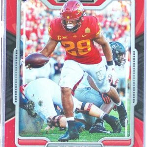 2022 Panini Chronicles Draft Picks Breece Hall RC #6 Cyclones Playbook