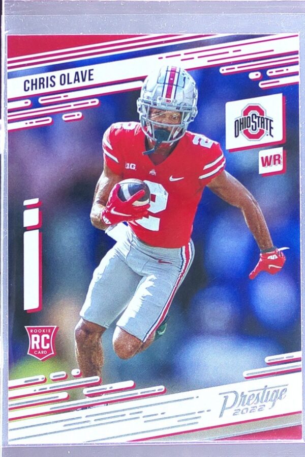 2022 Panini Chronicles Draft Picks Chris Olave RC #10 Buckeyes Prestige