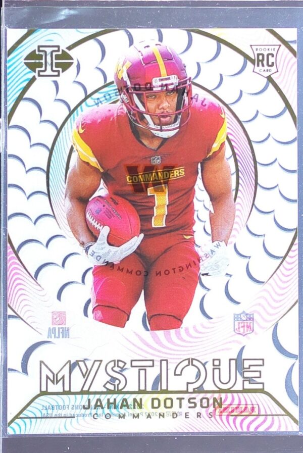 2022 Panini Illusions Jahan Dotson RC #M-11 Commanders Mystique