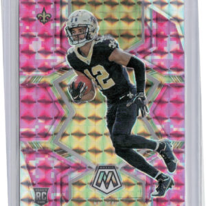 2022 Panini Mosaic Chris Olave Mosaic Camo Pink #277 Saints