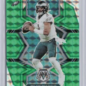 2022 Panini Mosaic Jalen Hurts Mosaic Green #156 Eagles