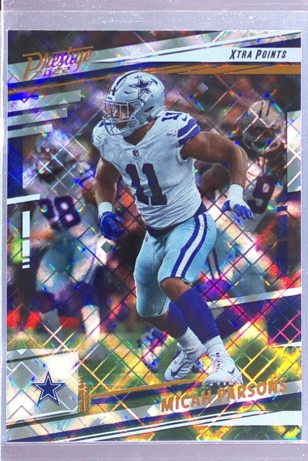 2022 Panini Prestige Micah Parsons Xtra Points Diamond #84 Cowboys