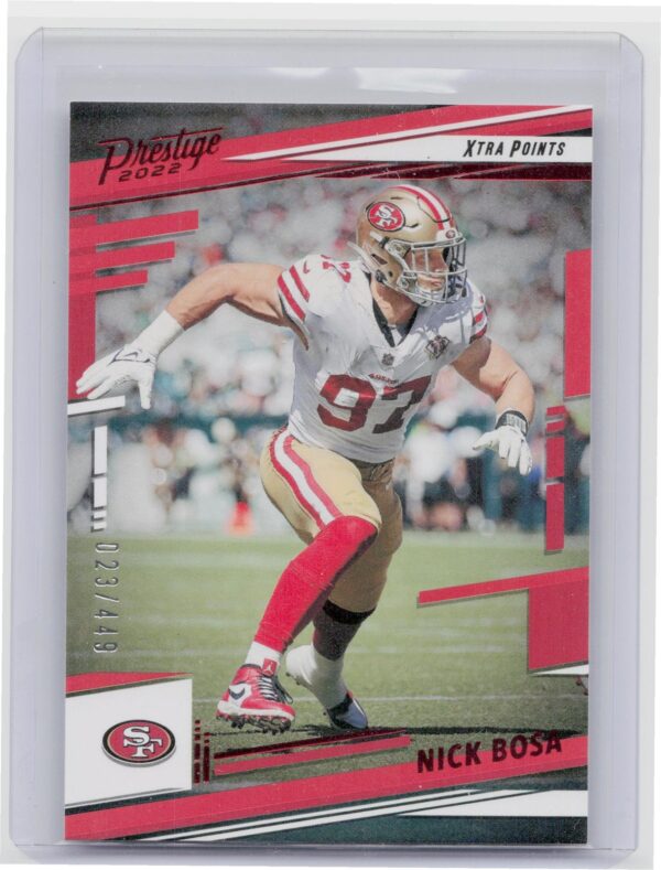 2022 Panini Prestige Nick Bosa Xtra Points Red /449 #270 49ers
