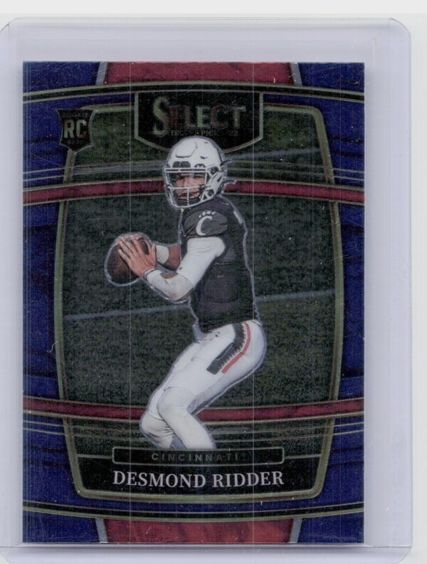 2022 Panini Select Draft Picks Desmond Ridder Blue (Retail Base) RC #17 Bearcats