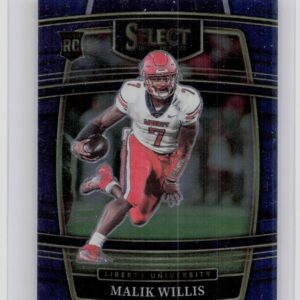 2022 Panini Select Draft Picks Malik Willis #2 Flames