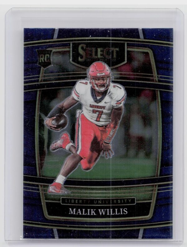 2022 Panini Select Draft Picks Malik Willis #2 Flames