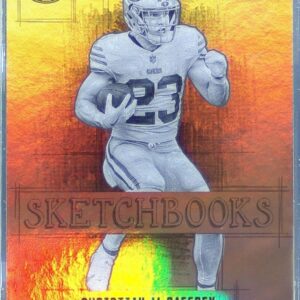 2022 Playbook Christian McCaffrey #12 49ers Sketchbooks