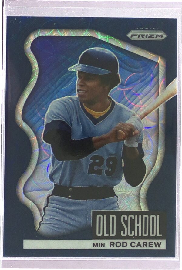 2022 Prizm Rod Carew /35 #OS-9 Twins Old School Navy Blue Kaleidoscope Prizm