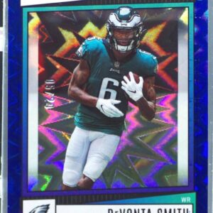 2022 Score DeVonta Smith Blue Explosion /20 #242 Eagles