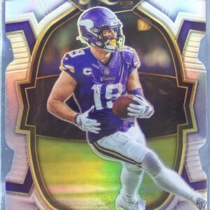 2022 Select Adam Thielen Silver Prizm Die Cut #51 Vikings