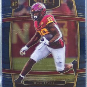 2022 Select Draft Picks Breece Hall Blue (Retail Base) RC #12 Cyclones