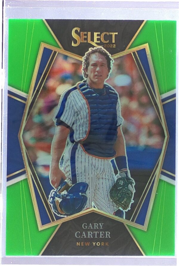 2022 Select Gary Carter Neon Green /99 #161 Mets