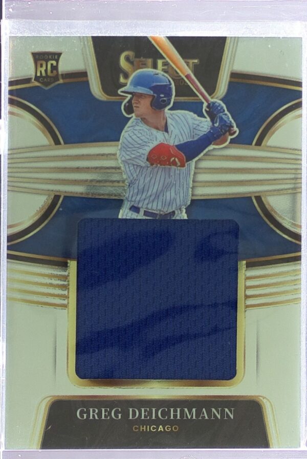 2022 Select Greg Deichmann JSY RC #RJS-GD Cubs Rookie Jumbo Swatch