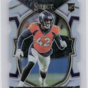 2022 Select Nik Bonitto Silver Prizm Die Cut #25 Broncos