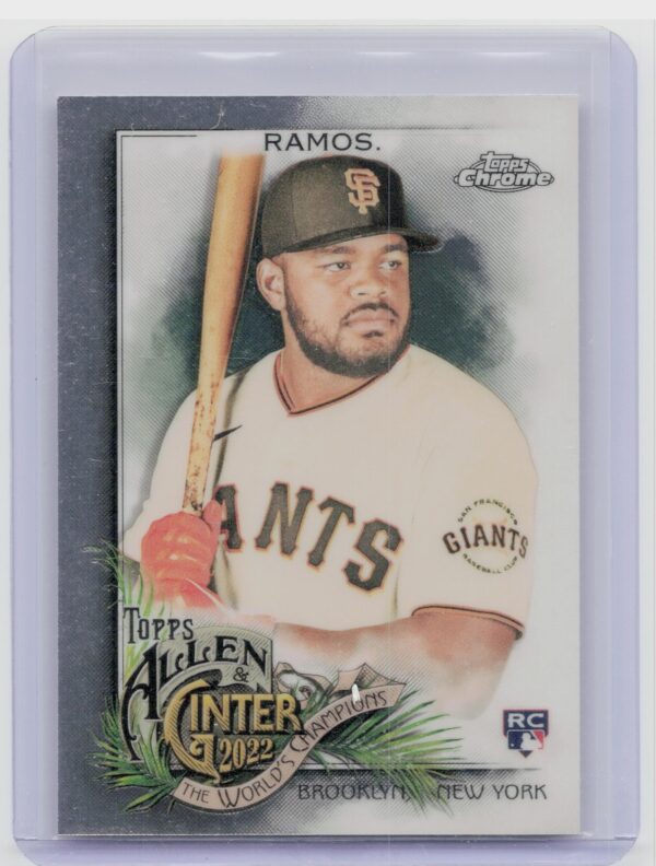 2022 Topps Allen & Ginter Chrome Heliot Ramos Silver Portrait RC #280 Giants