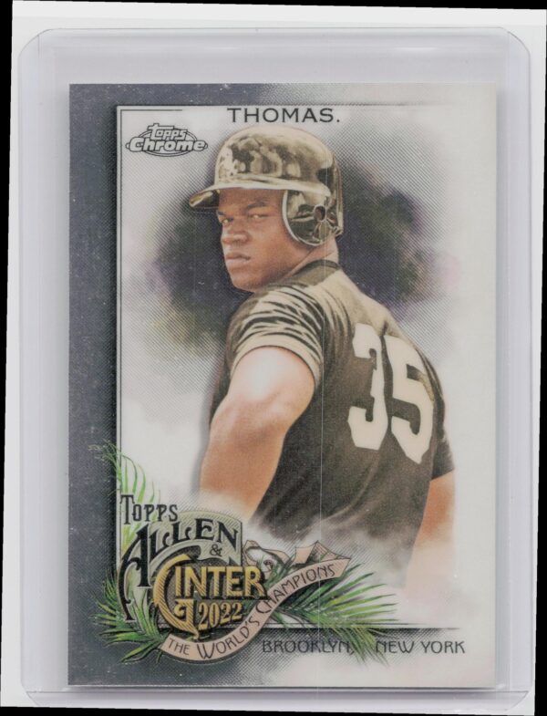 2022 Topps Allen & Ginter Frank Thomas Silver Portrait #9 Sox