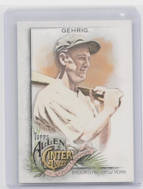 2022 Topps Allen & Ginter Lou Gehrig #26 Yankees