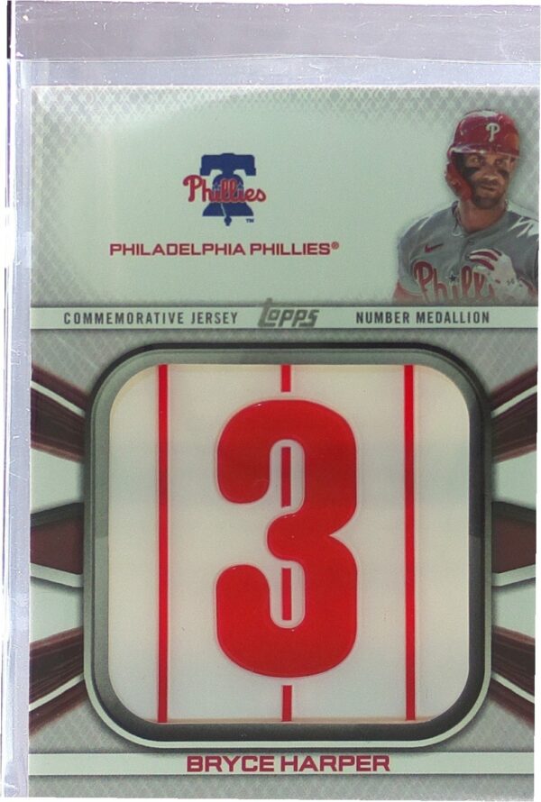 2022 Topps Bryce Harper #JNM-BH Phillies Medallion Commemorative Manufactured