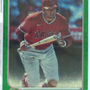 2022 Topps David Fletcher Green Foilboard /499 #447 Angels