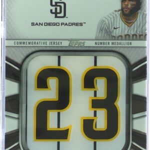 2022 Topps Fernando Tatis Jr. #JNM-FT Player Jersey Number Medallion relic