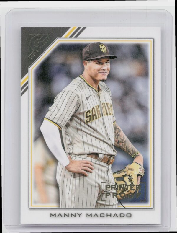 2022 Topps Gallery Manny Machado #184 Padres