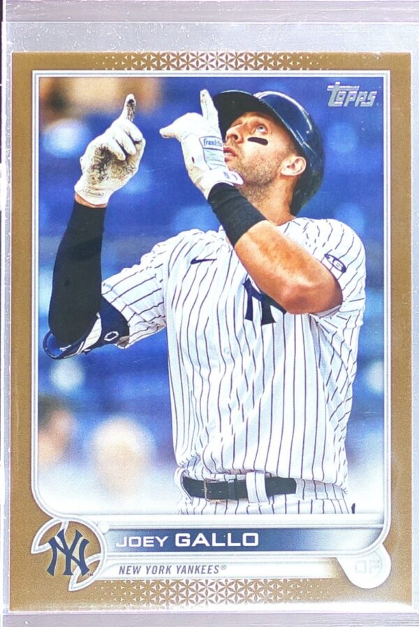 2022 Topps Joey Gallo Gold /2022 #322 Yankees
