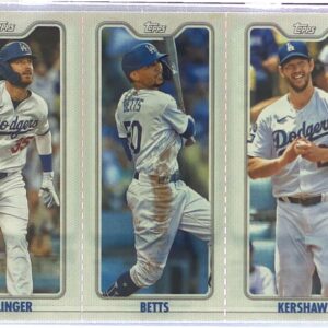 2022 Topps Opening Day Cody Bellinger / Mookie Betts / Clayton Kershaw #TPC-3A