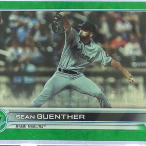 2022 Topps Sean Guenther Green Foilboard /499 RC #471 Marlins
