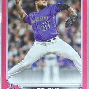 2022 Topps Update Alex Colome Mother's Day Hot Pink /50 #US325 Rockies
