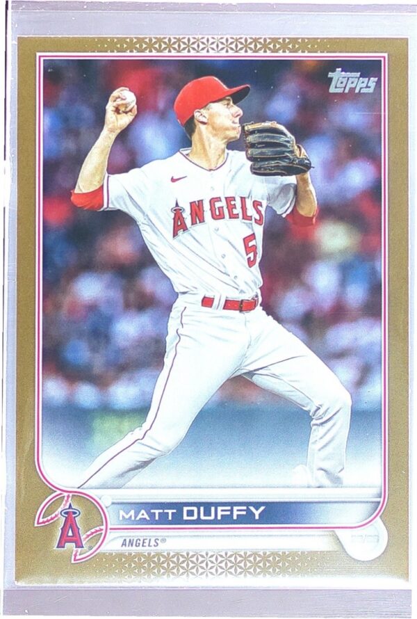 2022 Topps Update Matt Duffy Gold /2022 #US111 Angels