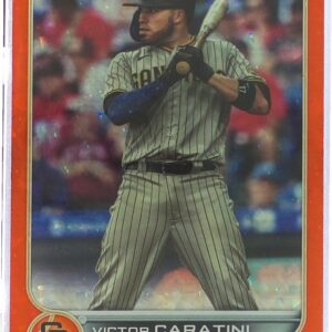 2022 Topps Victor Caratini Orange Foilboard /299 #385 Padres