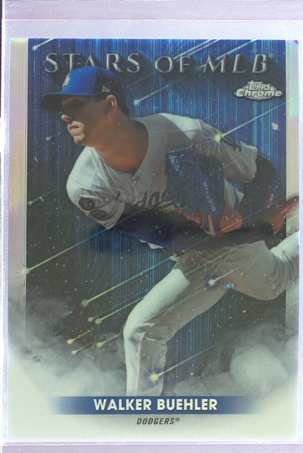 2022 Topps Walker Buehler #SMLBC-32 Dodgers Stars of MLB Chrome refractor