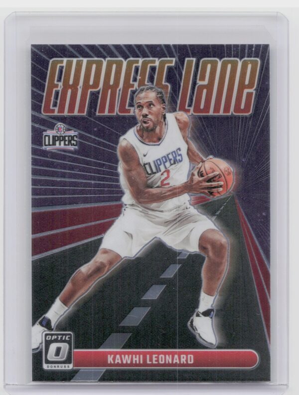 2023-24 Donruss Optic Kawhi Leonard 4 Clippers Express Lane