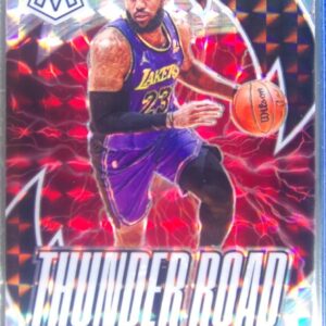 2023-24 Mosaic LeBron James #9 Lakers Thunder Road Mosaic