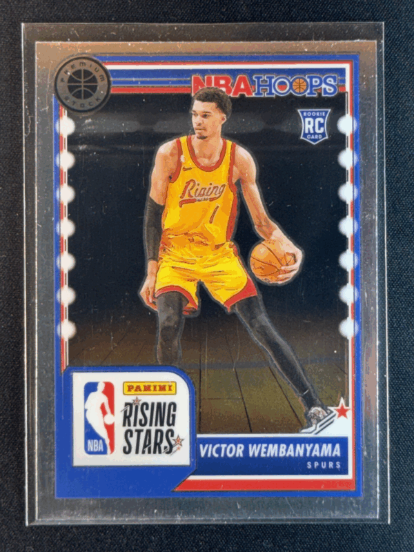 2023-24 Panini NBA Hoops Premium Stock Rising Stars Victor Wembanyama Rookie RC