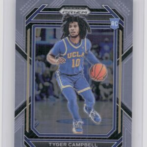 2023-24 Panini Prizm Draft Picks Tyger Campbell Rookie RC #29 UCLA Bruins