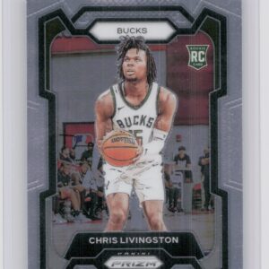 2023-24 Prizm Chris Livingston RC #156 Bucks