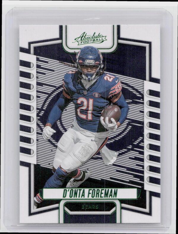 2023 Absolute D'onta Foreman Green #62 Bears