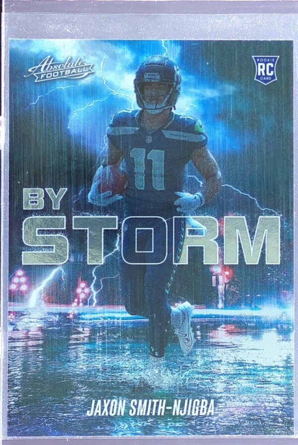 2023 Absolute Jaxon Smith-Njigba RC #BST-9 Seahawks By Storm