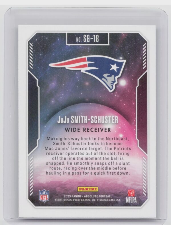 2023 Absolute JuJu Smith-Schuster #SG-18 Patriots Star Gazing - Image 3