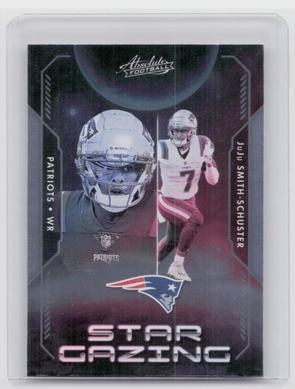 2023 Absolute JuJu Smith-Schuster #SG-18 Patriots Star Gazing