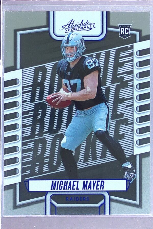 2023 Absolute Michael Mayer Blue RC #116 Raiders