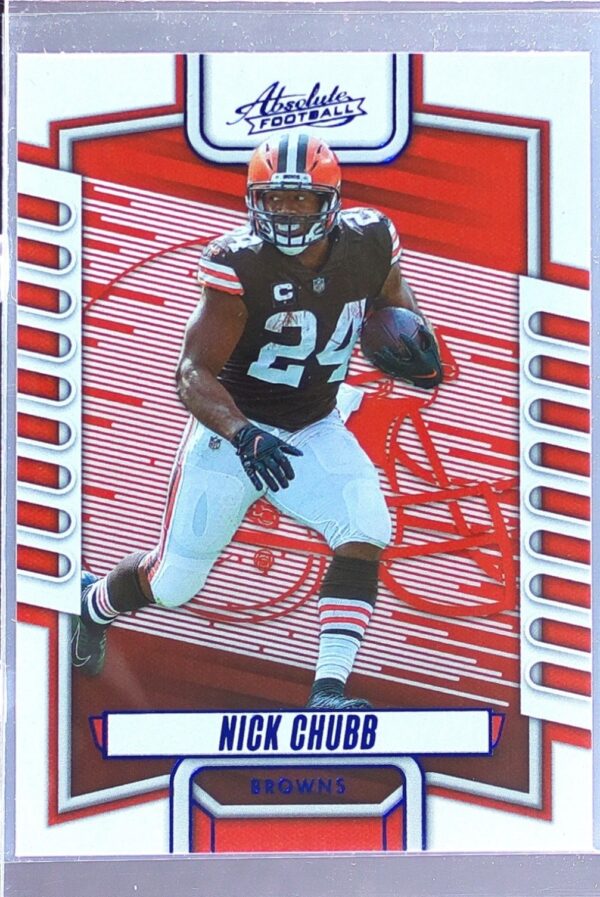 2023 Absolute Nick Chubb Purple #35 Browns