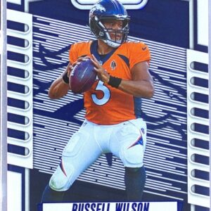 2023 Absolute Russell Wilson Blue #4 Broncos