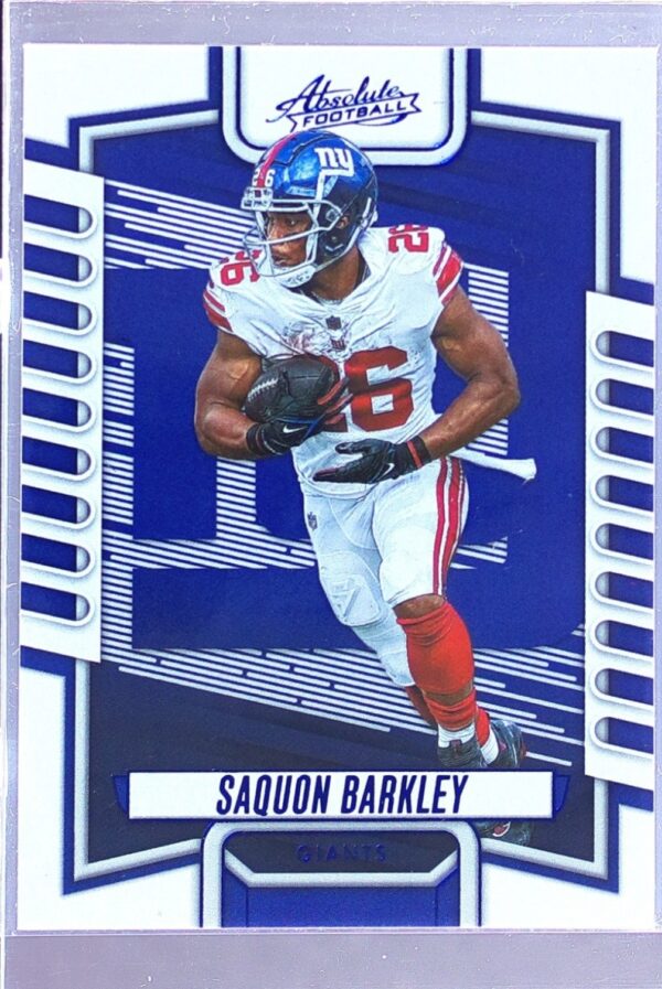 2023 Absolute Saquon Barkley Blue #59 Giants
