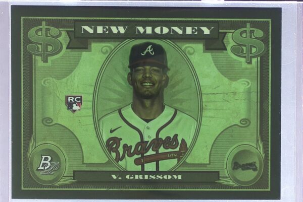 2023 Bowman Platinum Vaughn Grissom RC #NM-19 Braves New Money