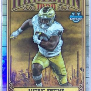 2023 Bowman University Chrome Audric Estime RC #RM-2 Irish Ramblin' Man