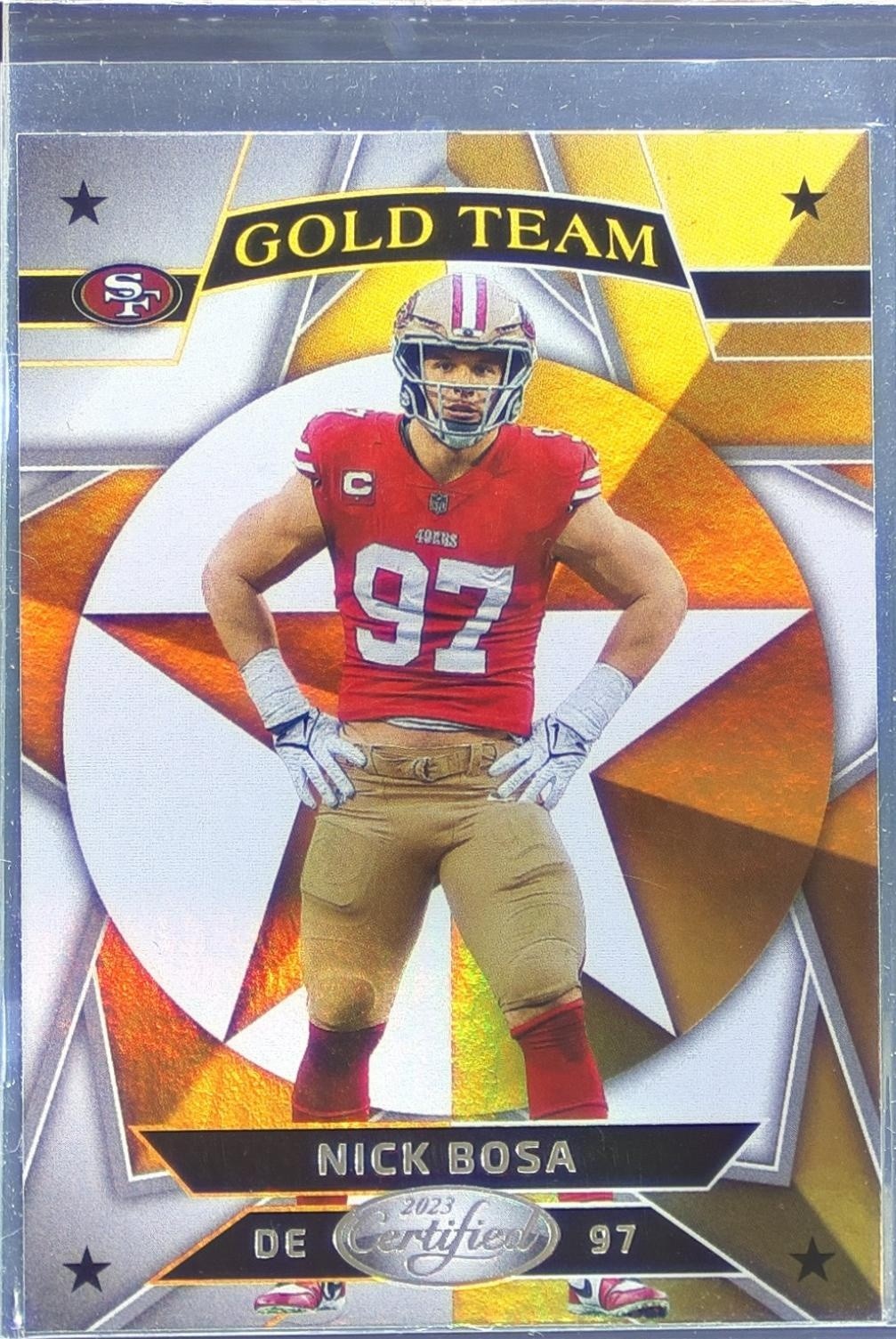 2023 Certified Nick Bosa #GT-16 49ers Gold Team