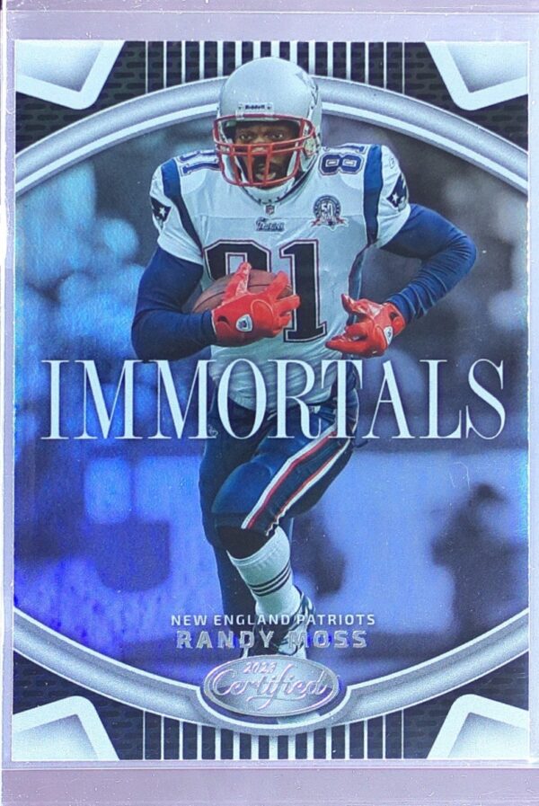 2023 Certified Randy Moss #I-16 Patriots Immortals