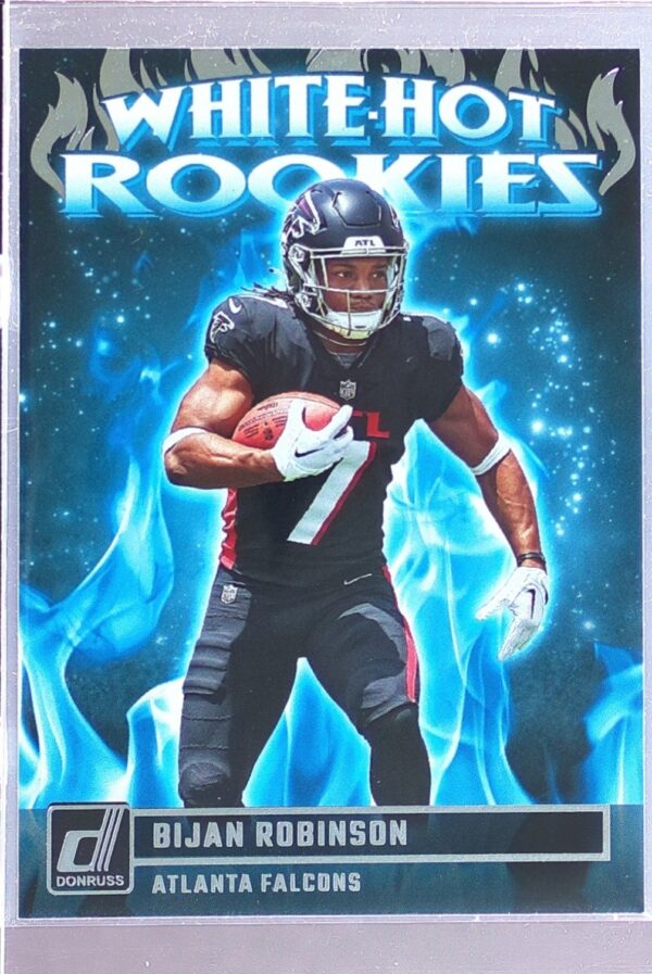 2023 Donruss Bijan Robinson RC #WHR-2 Falcons White Hot Rookies